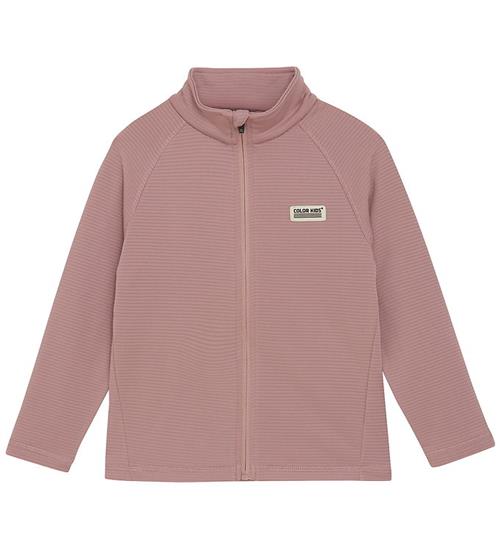 Color Kids Fleecejakke - Stretch - Woodrose