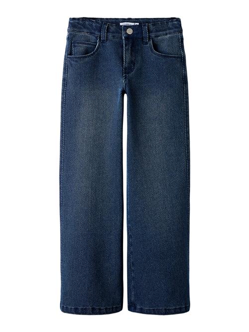NAME IT Brede Bukser Salli Dark Blue Denim