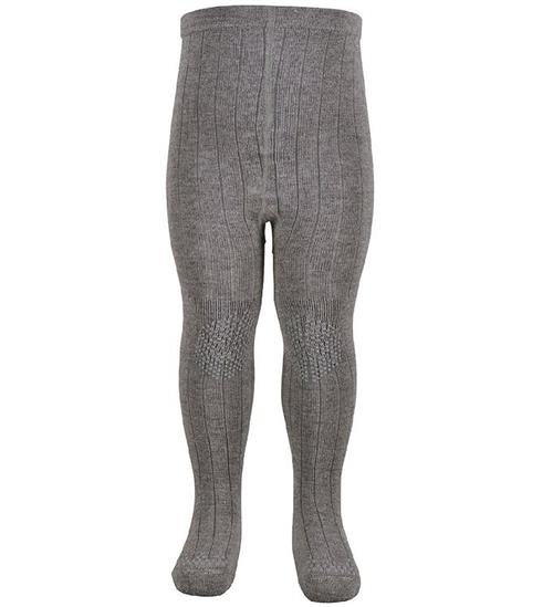 Melton Strømpebukser - ABS - Bambus/Uld - Gråmeleret