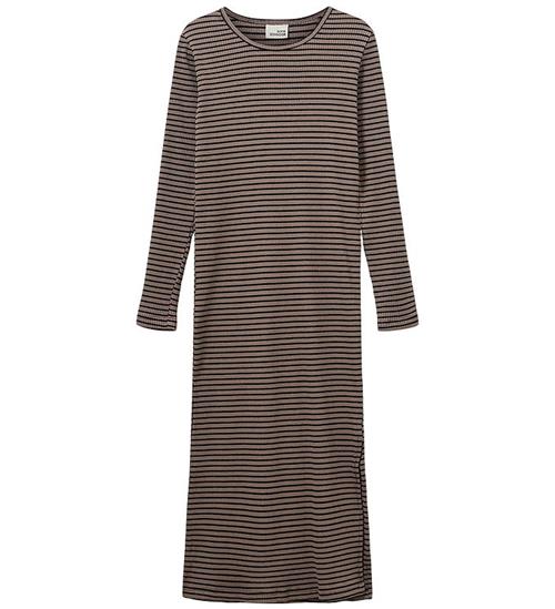 Sofie Schnoor Kjole - Facitasy - Rib - Brown striped