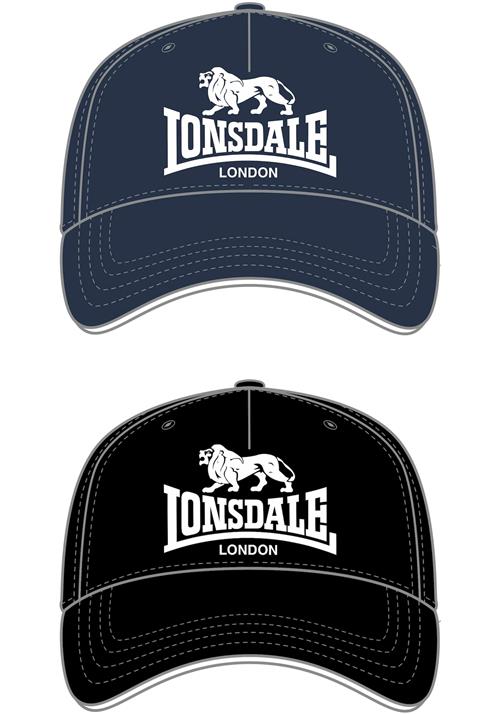 LONSDALE Hætte  marin / sort / hvid