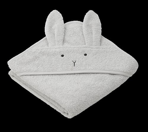 Liewood Albert Håndklæde Med Hætte Rabbit Dumbo Grey  Rabbit Dumbo Grey-One Size  Grå  One Size  unisex