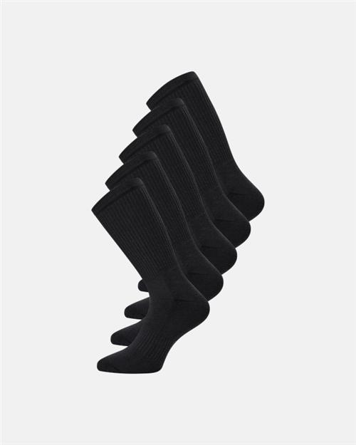 Tennisstrømper 5-pak | Bomuld | Sort