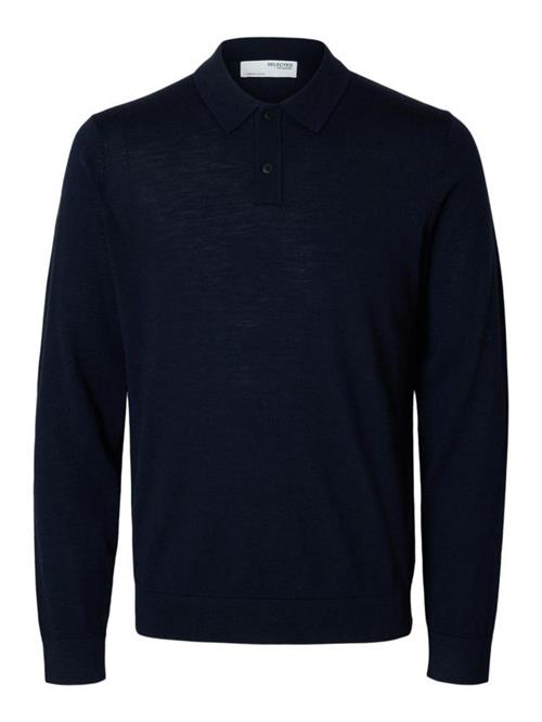 SLHTRAY LS KNIT MERINO POLO NOOS