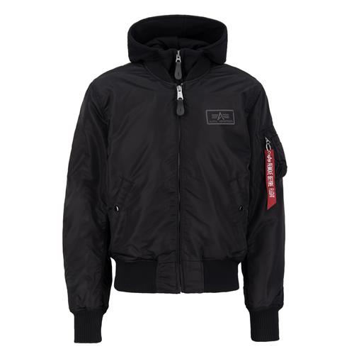 ALPHA INDUSTRIES Overgangsjakke 'Ma-1 D-Tec'  sort