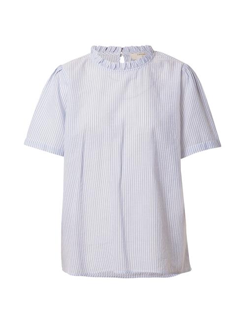 Cream Bluse 'KatinkaCR'  lyseblå / hvid