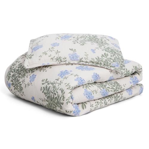 garbo&friends 100x130 / 35x55  cm Muslin Blomstret Junior Sengetøj Sæt Plumbago Plumbago One Size    One Size  unisex