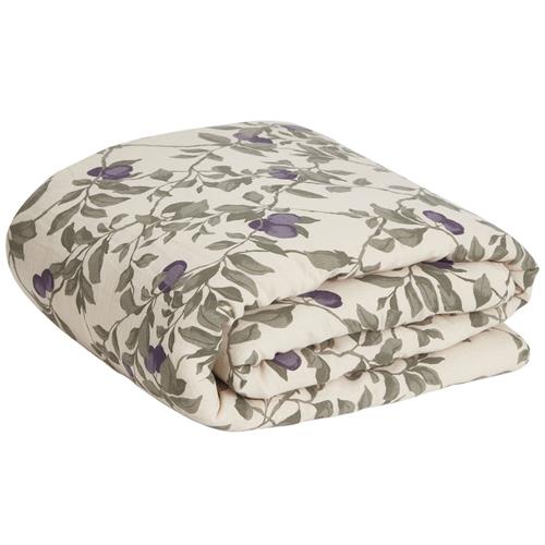 garbo&friends Plum Muslin Fyldt Tæppe Plum One Size    One Size  unisex