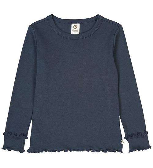Müsli Bluse - Cozy Me - Rib - Night Blue