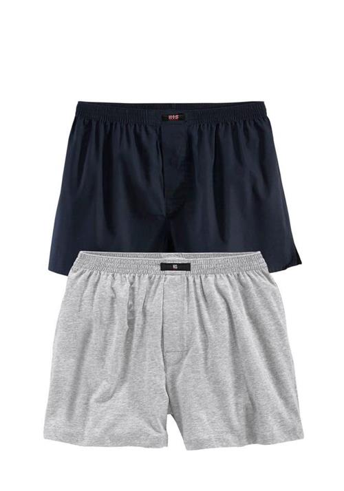 H.I.S Boksershorts  navy / grå