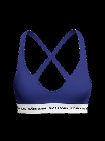Björn Borg Logo Bralette Blå, XXL