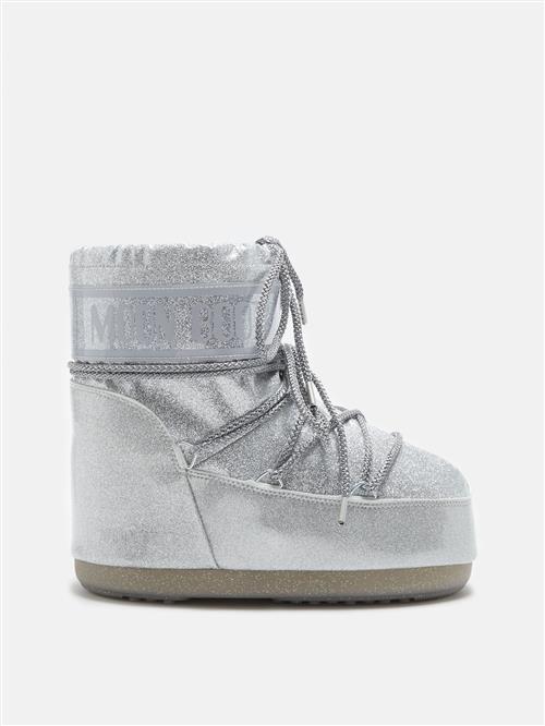 Moon Boot Mb Icon Low Glitter Snestøvler Silver  Silver-36-38 EU  Sølv  36-38 EU  kvinde