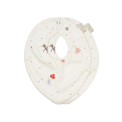 Cam Cam 2-pak Bandan-hagesmæk Carousel  Carousel One Size  Rød  One Size  unisex