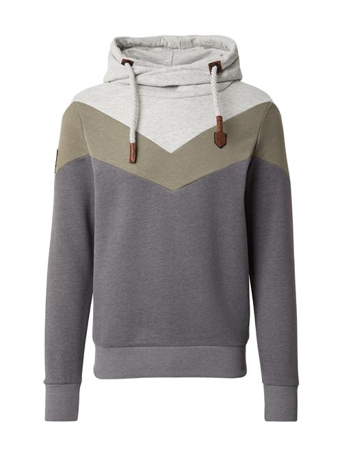 naketano Sweatshirt  mudderfarvet / mørkegrå / grå-meleret