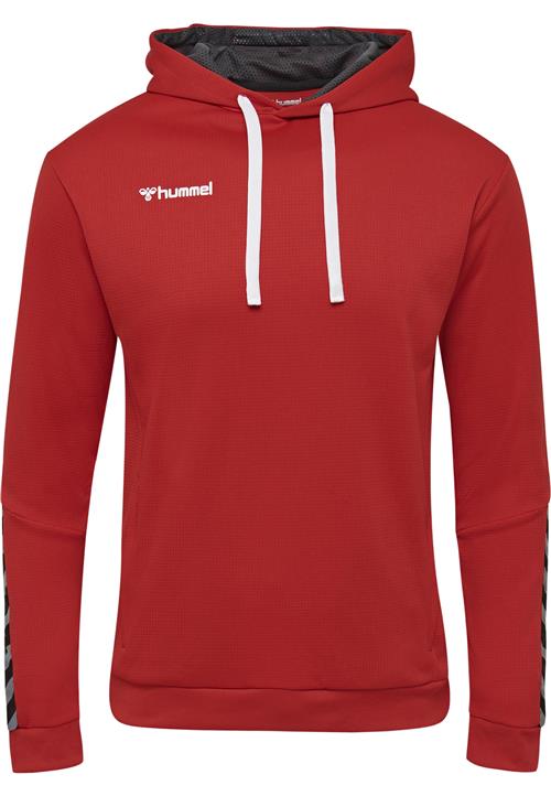 Hummel Sportsweatshirt 'Authentic'  grå / carminrød / sort / hvid