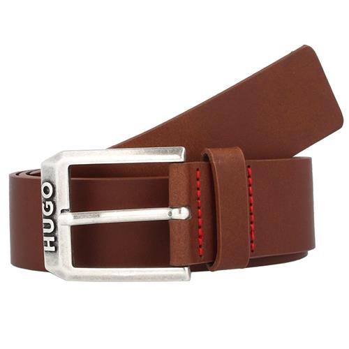 HUGO Bælte 'Gelio'  brun / sølv