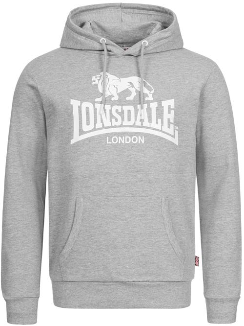LONSDALE Sweatshirt 'Fremington'  grå / hvid