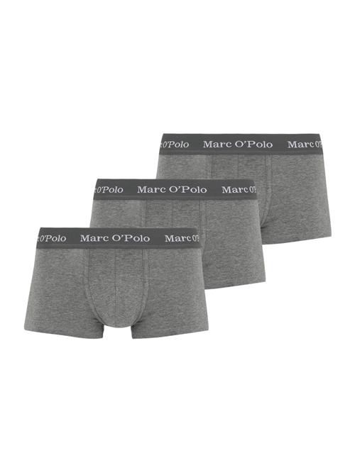 Marc O'Polo Boksershorts 'Essentials'  grå-meleret / hvid