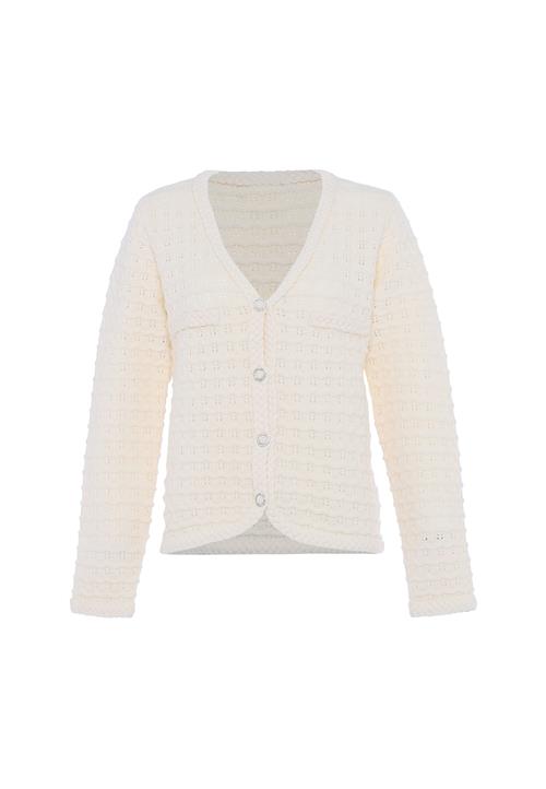 faina Cardigan  uldhvid