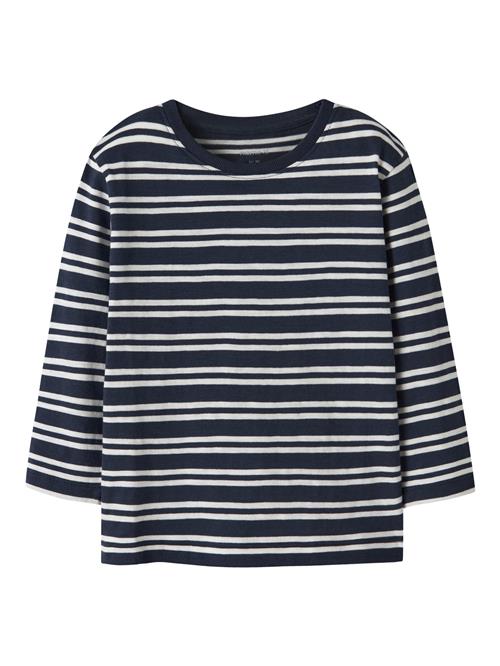 NAME IT Stribet Bluse Navy Blazer Cloud Dancer