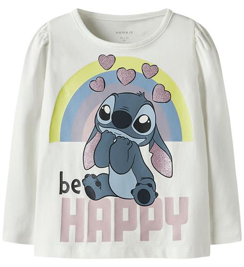 Name It Bluse - Noos - NmfDiana - Stitch - Cloud Dancer