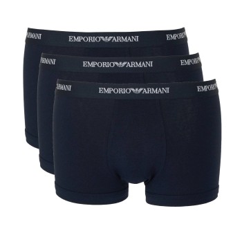 Emporio Armani Armani Stretch Jersey Boxer Briefs 3P Marineblå bomuld XX-Large Herre