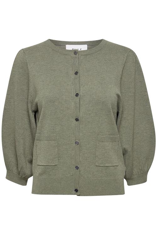 PULZ Jeans Cardigan 'Sara'  mørkegrøn
