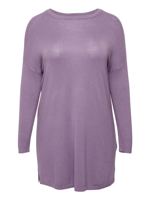 Fransa Curve Strikkjole 'Blume'  lavendel