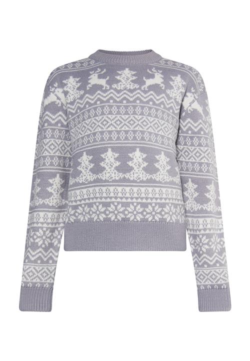 MO Pullover 'Mimo'  grå / hvid