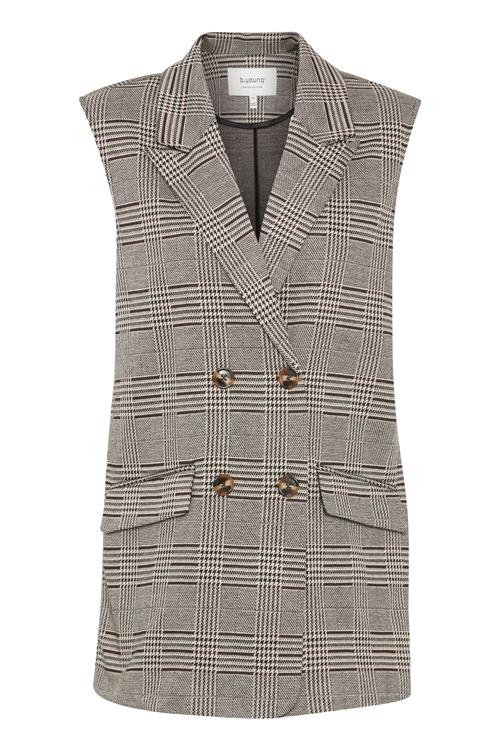 b.young Vest 'Rowan'  beige / grå / sort