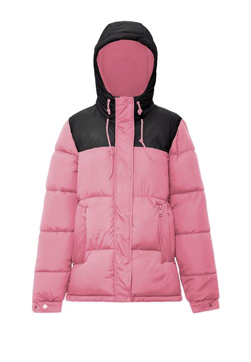 Sidona Overgangsjakke  lys pink / sort