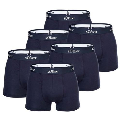 s.Oliver Boksershorts  natblå / hvid