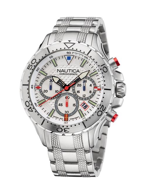 NAUTICA Analogt ur 'Nautica'  sølv