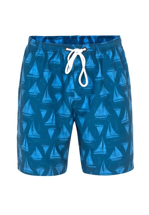 Jimmy Sanders Badeshorts  navy / himmelblå