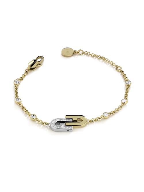 Furla Jewellery Armbånd 'Arch Double'  guld / sølv / transparent