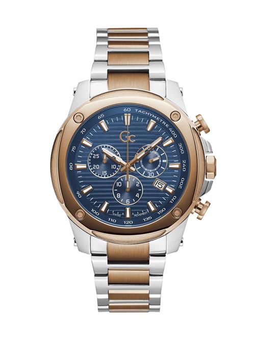 Gc Analogt ur 'Brave '  navy / guld / sølv