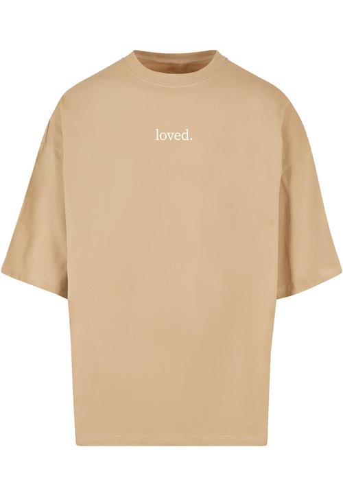 Merchcode Bluser & t-shirts 'Love'  mørkebeige / hvid