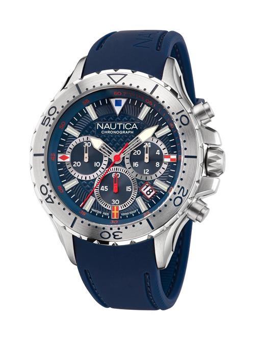 NAUTICA Analogt ur 'Nautica'  navy / sølv