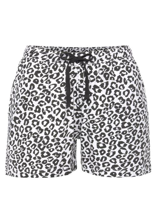 VIVANCE Pyjamasbukser  sort / hvid