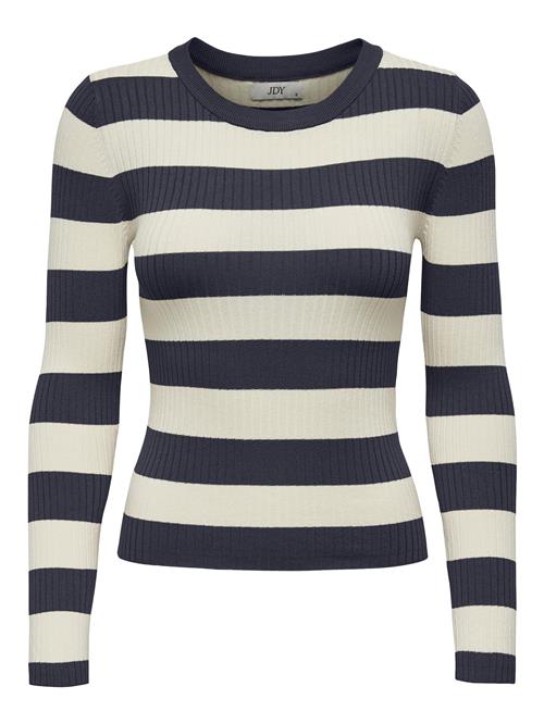 JDY Pullover 'JDYPlum'  natblå / hvid