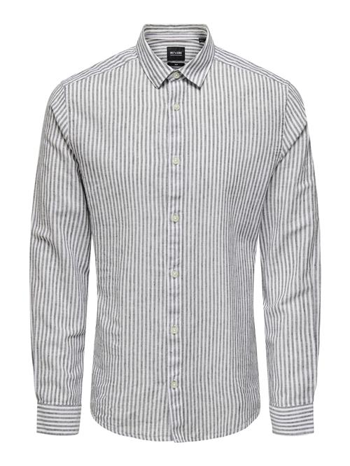 Only & Sons Skjorte 'Caiden'  navy / hvid