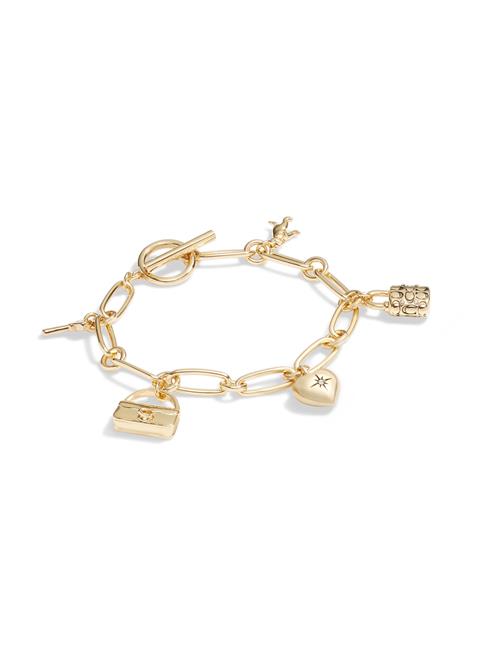 COACH Armbånd 'ICONIC CHARM'  guld / transparent