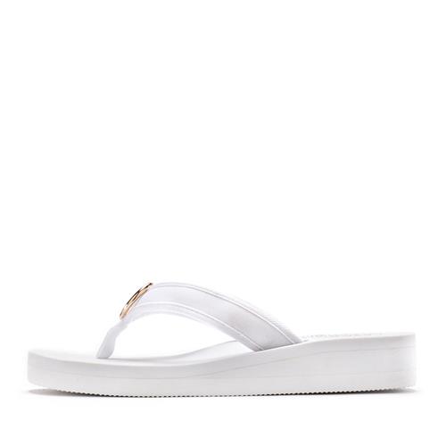 LASCANA Klipklappere  guld / hvid