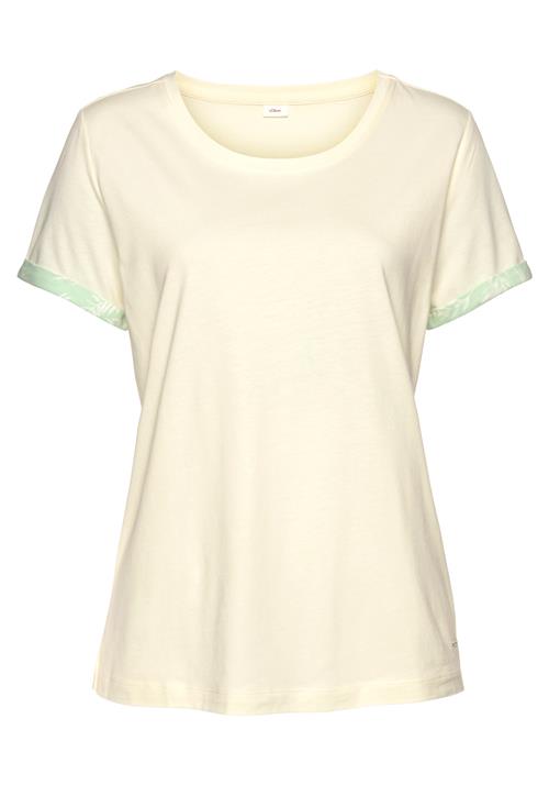 s.Oliver Shirts  champagne / mint / hvid