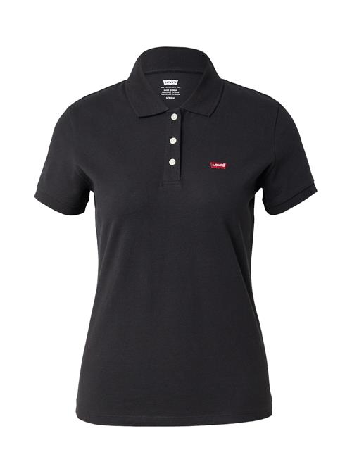 LEVI'S ® Shirts 'Slim Polo Shirt'  rød / sort