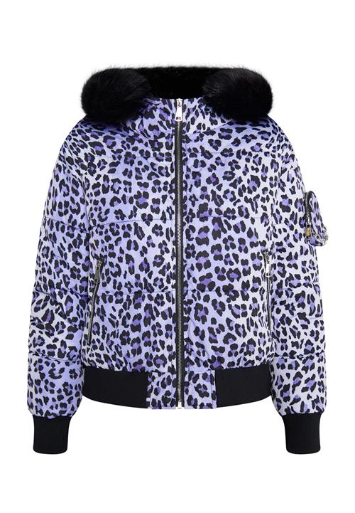 MYMO Vinterjakke  lavendel / sort / hvid