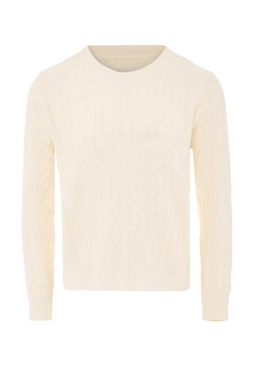 Sidona Pullover  uldhvid