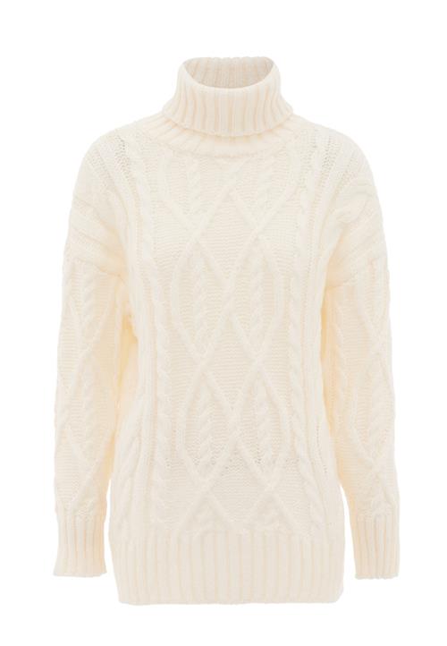 BLONDA Pullover  uldhvid