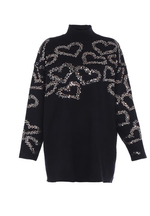 faina Pullover  sort / sølv