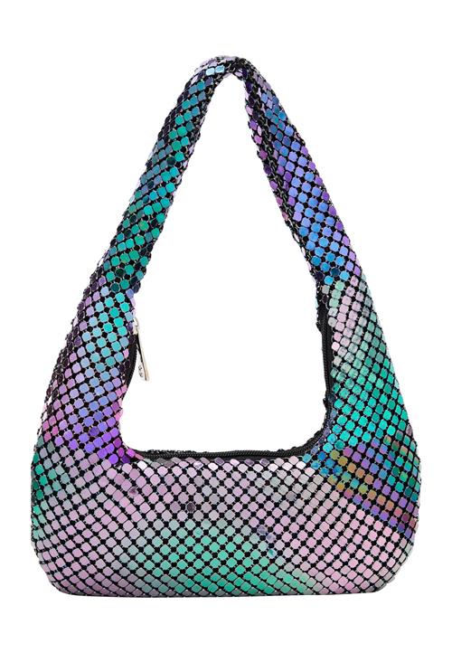 faina Håndtaske  blå / grøn / orkidee / lys pink